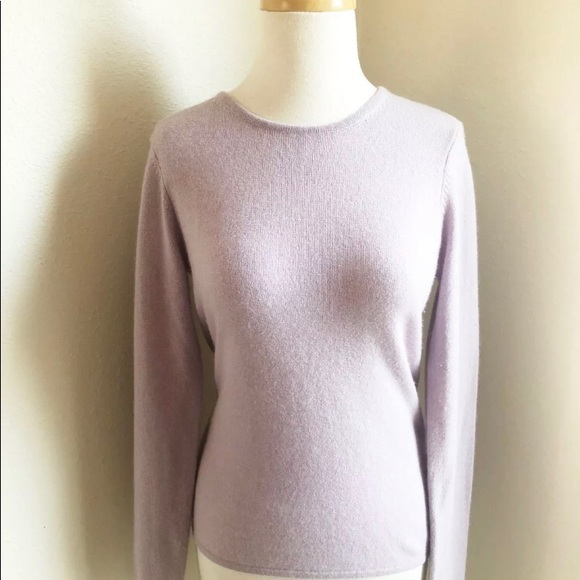 Saks Fifth Avenue Sweaters - Saks 5th Avenue 100% Cashmere sweater lilac Small